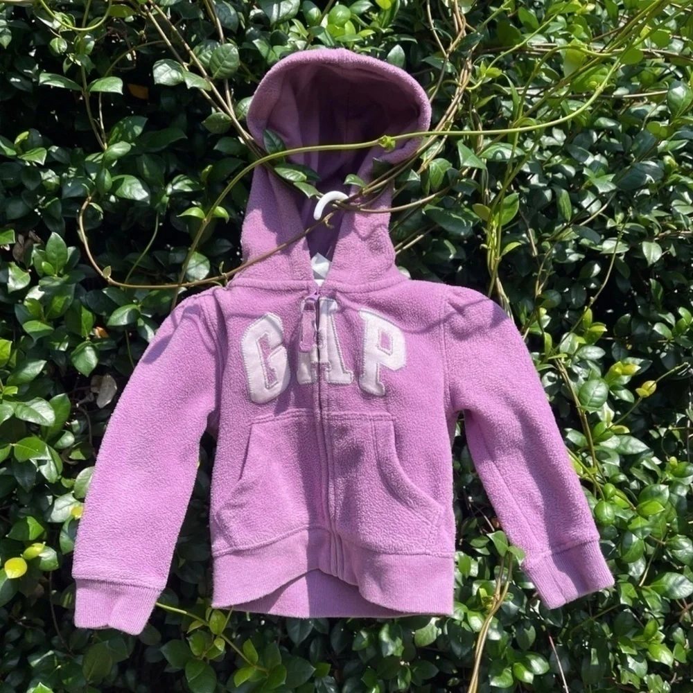 Baby Gap Hyacinth Hooded Zip Up Jacket 12-18Months